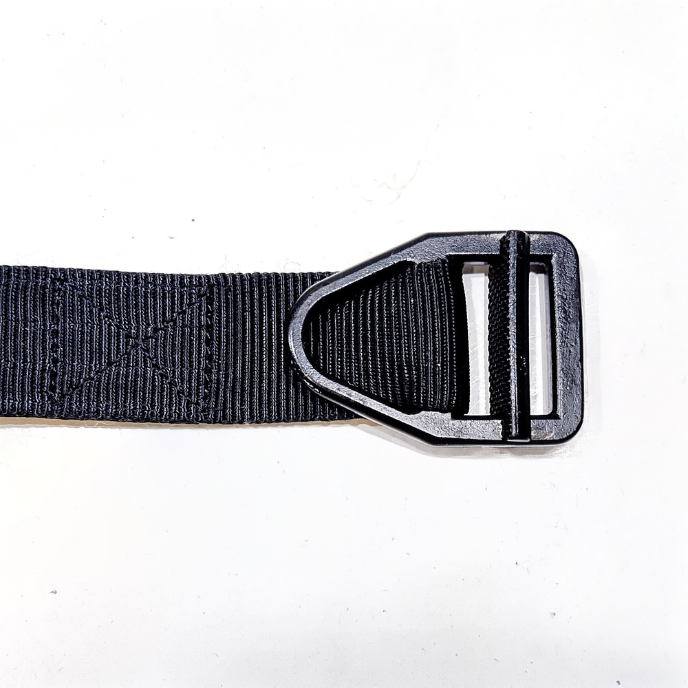 Uncle Mikes Black Reinforced Instructors Belt 32-36 Inch 1.5" Wide Nylon Webbing
